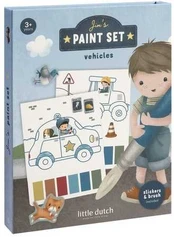 Little Dutch Vanduo Paint Set ´Jim & Vehicles´