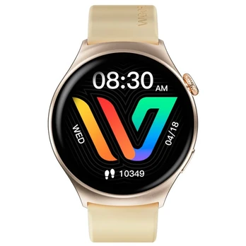 Weofly Curve Išmanusis laikrodis - Multifunction Watch Bluetooth 5.3 Gold