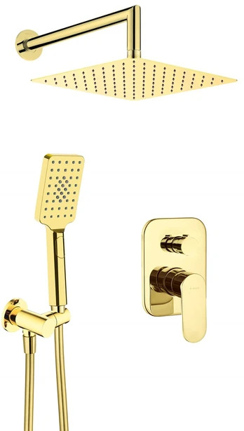 Concealed shower set