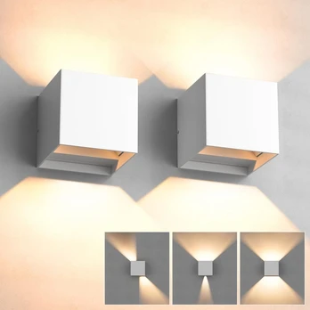 2 vnt. LED sieniniai šviestuvai 12W