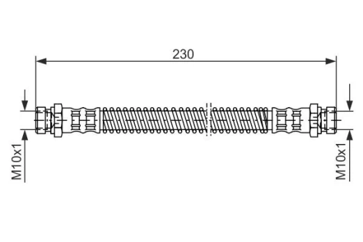 BOSCH 1 987 476 019 Brake hose