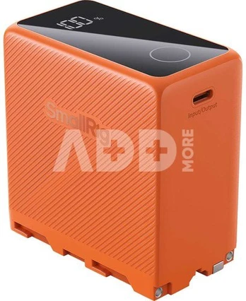 SmallRig 4576 NP-F970 USB-C Rechargeable Camera Battery (Orange)