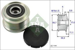 INA 535 0160 10 Freewheel alternator pulley