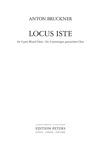 Graduals No. 1: Locus Iste