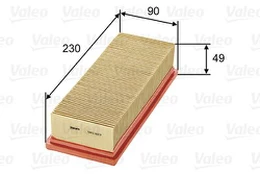 Oro filtras VALEO 585023 kaina