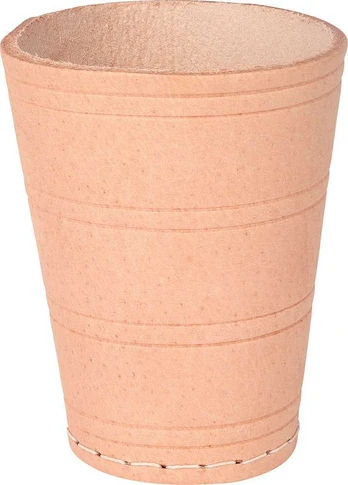 Longfield dice cup leather 10 cm