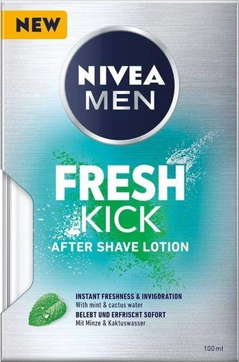 Losjonas po skutimosi Nivea Men, Fresh kick, 100 ml