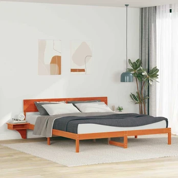 Lovos rėmas Vaško ruda 200 x 200 cm Pušies masyvas