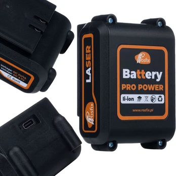 Akumuliatorius Rosfix Battery Pro Power – 3600 mAh, USB-C įkrovimas, 3.7V Li-Ion, CE/RoHS