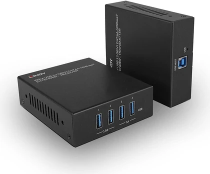 LINDY USB 3.2 Gen 1 Cat.6A HDBaseT Extender 100m