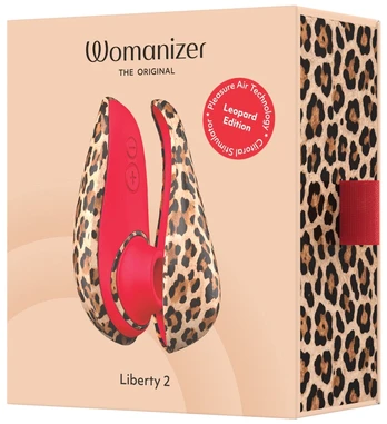 Womanizer Liberty 2 Leopard Compact Air Pulse System 8 Intensities
