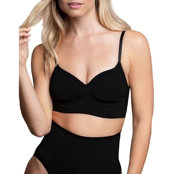 Bye Bra Bras Bye Bra Seamless Medium Control Bra Juodas Size L - Comfort Shapewear