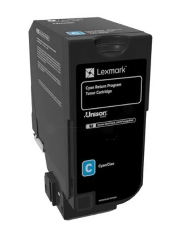 Tonerių kasetė Lexmark CX725, mėlyna
