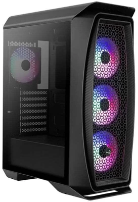 Korpusas AeroCool Aero One Frost, juoda