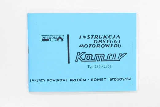 Other KATALOGAS INSTRUKCIJOS VADOVAS ROMET KOMAR TIPAS 2350 2351