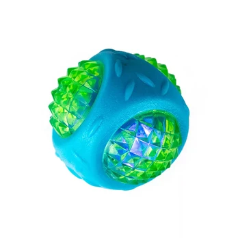HAP žaislas šunims, kamuoliukas su LED lempute, 8,5 cm