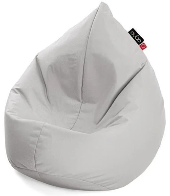 Sėdmaišis Drizzle Drop Silver Pop Fit, sidabro, 120 l