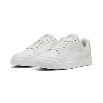 PUMA laisvalaikio batai vyrams PUMA Puma Shuffle Feather Gray-PUMA White - 30966840, pilki