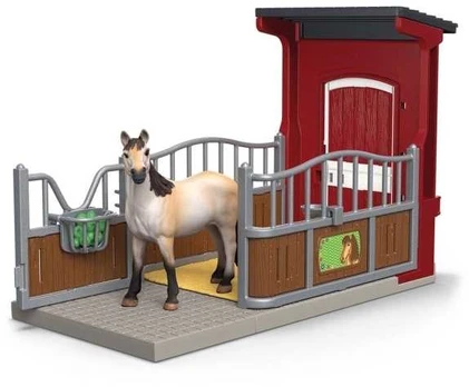 Schleich Ponybox with mustang mare