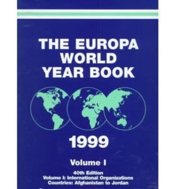 Europa World Year Bk 1999 Set