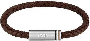 Hugo Boss Stilinga odinė apyrankė Ares Single 1580623
