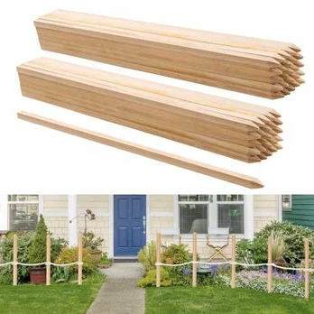 Mediniai sodo kuoliukai 50 vnt 91 cm