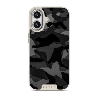 Night Black Camouflage - iPhone 17 Case, Elite Light (MagSafe) / Silver