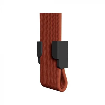 Magnetinio 48V dirželio dvigubas užbaigimas, juodas
