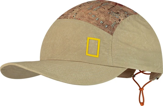 Kepurė su snapeliu BUFF 5 PANEL EXPLORE CAP GEOS BRINDLE one size