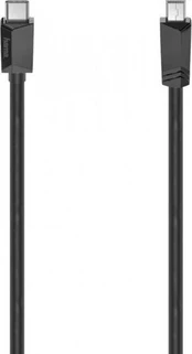 Hama USB-C - miniUSB 2.0 0.75m juoda