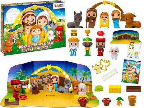 Craze Advento kalendorius „Kalėdų prakartėlė“ – 24 staigmenos
