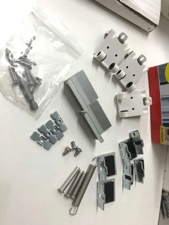 Tesa tinklelio adapteris FALT durims 55415 baltas