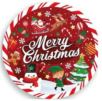 Fiesta Merry Christmas tallerkner, 23 cm