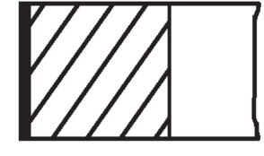 MAHLE 022 16 N0 Piston ring set kaina