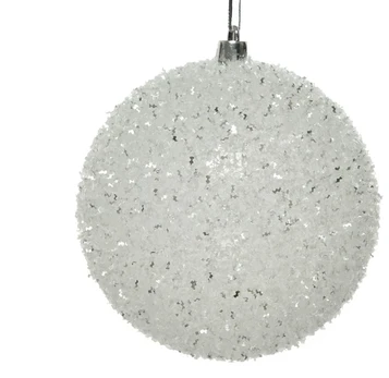 Decoris Sh.prf bauble w glitter