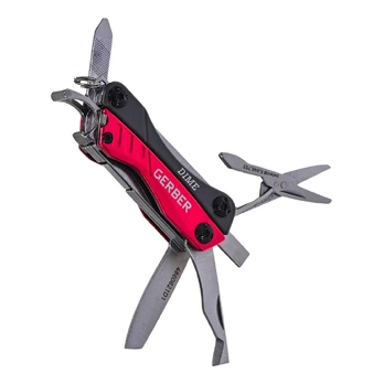 Multitool GERBER Dime Multi-Tool Raudona