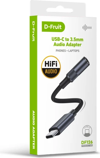 D-Fruit adapter USB-C - 3,5mm DF126