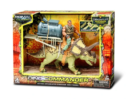 LANARD PRIMAL CLASH Kovotojas su dinozauru