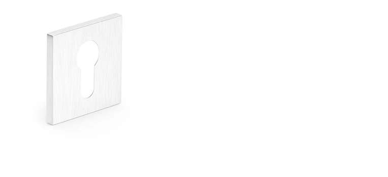Durų apyraktė Metal-Bud CUBE Q SLIM, Matinio nikelio