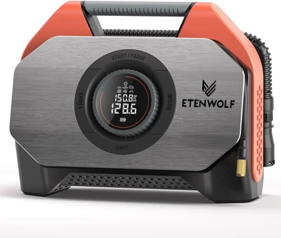 Etenwolf Belaidis padangų pripūtimo kompresorius, 19 200 mAh