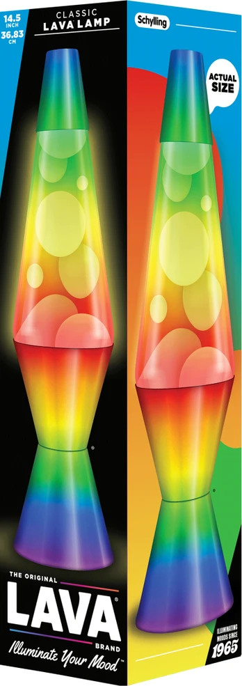 Lavazza - Lamp - White/Tri-colour, Rainbow Base - 37 cm