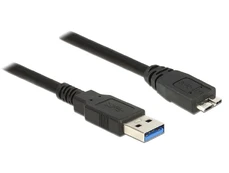 DeLOCK - USB-kabelis - USB Type A (han) til Micro-USB Type B (han) - USB 3.0 - 50 cm - sort kaina