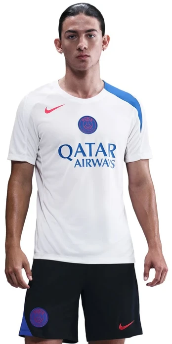 Vyriški marškinėliai Nike PSG Strike Third balta HM3345 101 (S)