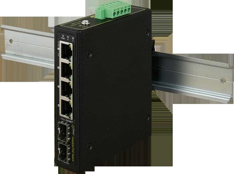 Šakotuvas Switch pramoninis ISFG64 PULSAR (4xPoE, 2xSFP)