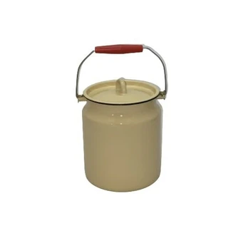 Emaliuota skardinė su dangteliu, 3 l