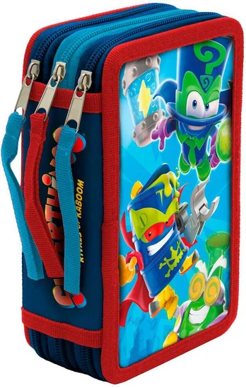 Cyp Brands Superthings triple pencil case 39pcs