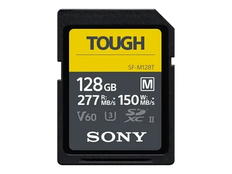 SONY M-series Tough UHS-II 128GB memory