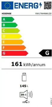 Vyno šaldytuvas Hisense RW17W4NWLG0