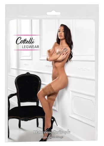 Cottelli legwear Hold-ups skin 4 Prisegamos kojinės