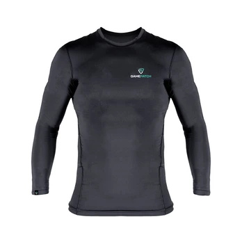 Kompresiniai marškinėliai Gamepatch Long Sleeves, juodi
